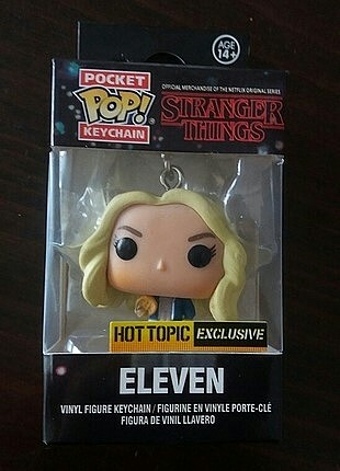 Tasarımcı stranger things figür anahtarlık.
