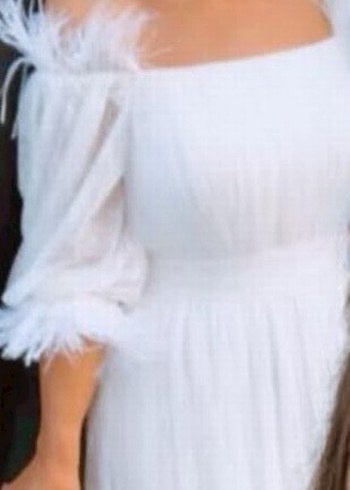 Beyaz nikah elbisesi - Görsel 4