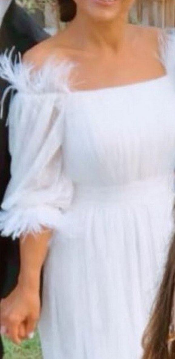 Beyaz nikah elbisesi - Görsel 4