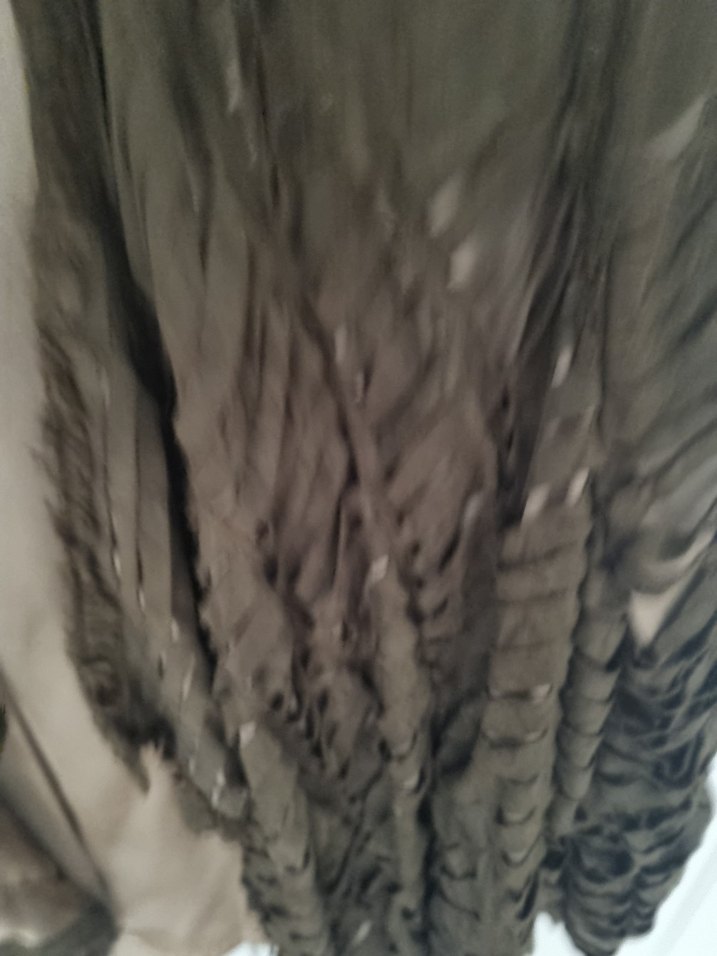 sarar marka Drapeli Kahverengi Kadın Midi Ceket - Görsel 4