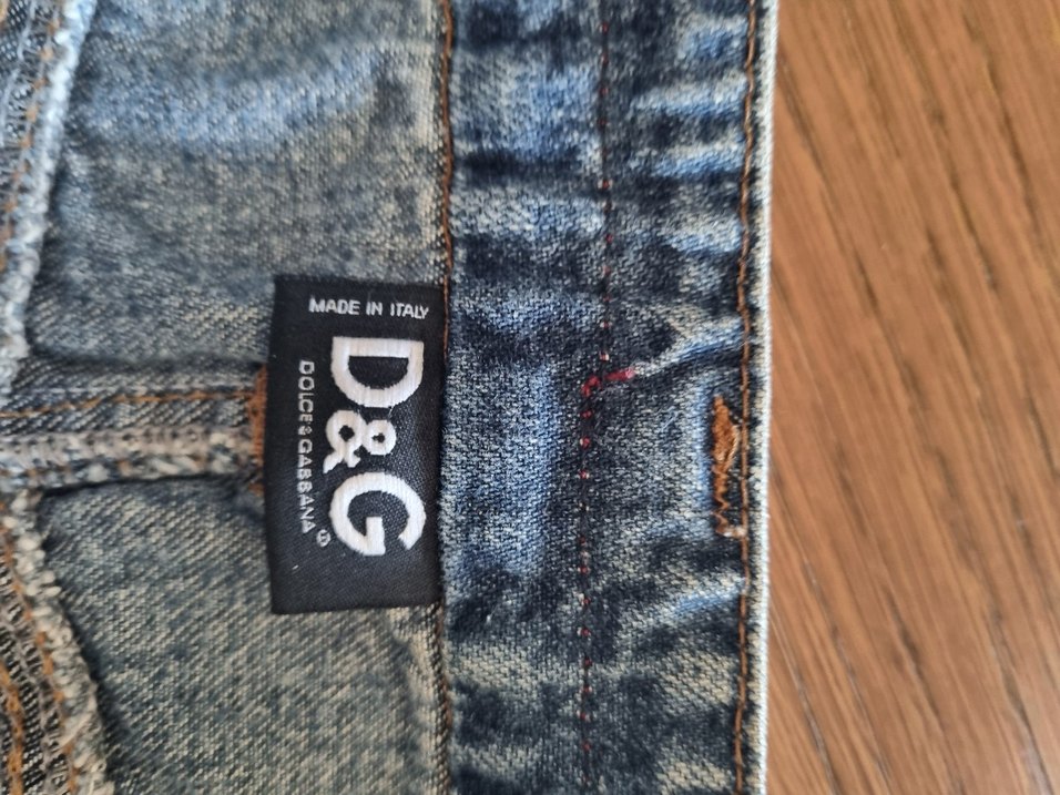 Kadın Mor Nakışlı Kot etek - Görsel 2