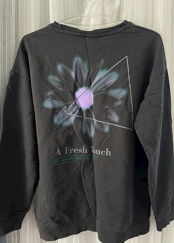 xs Beden siyah Renk Siyah Baskılı çocuk Sweatshirt