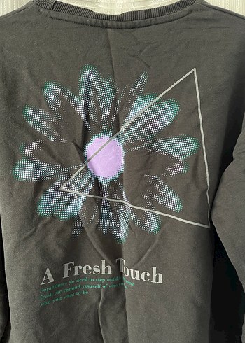 Defacto Siyah Baskılı çocuk Sweatshirt
