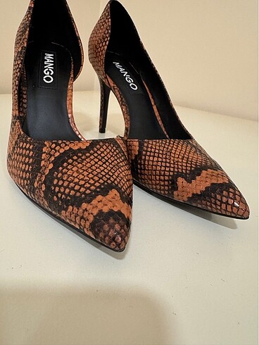 Mango Mango Yılan Derisi Stiletto