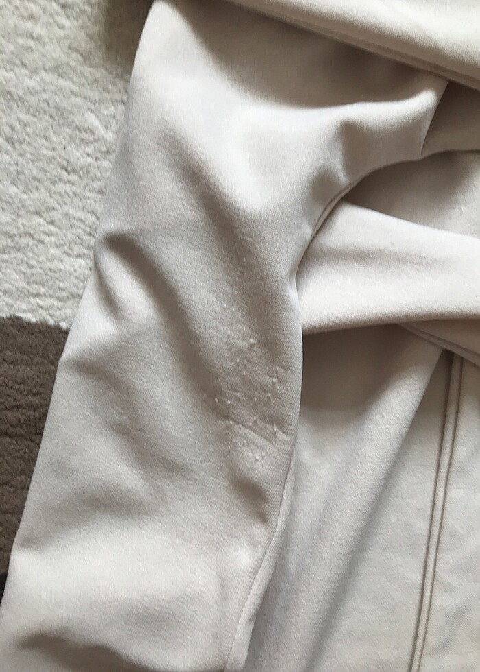 Belden bağlamalı krep kumaş uzun elbise - Görsel 3