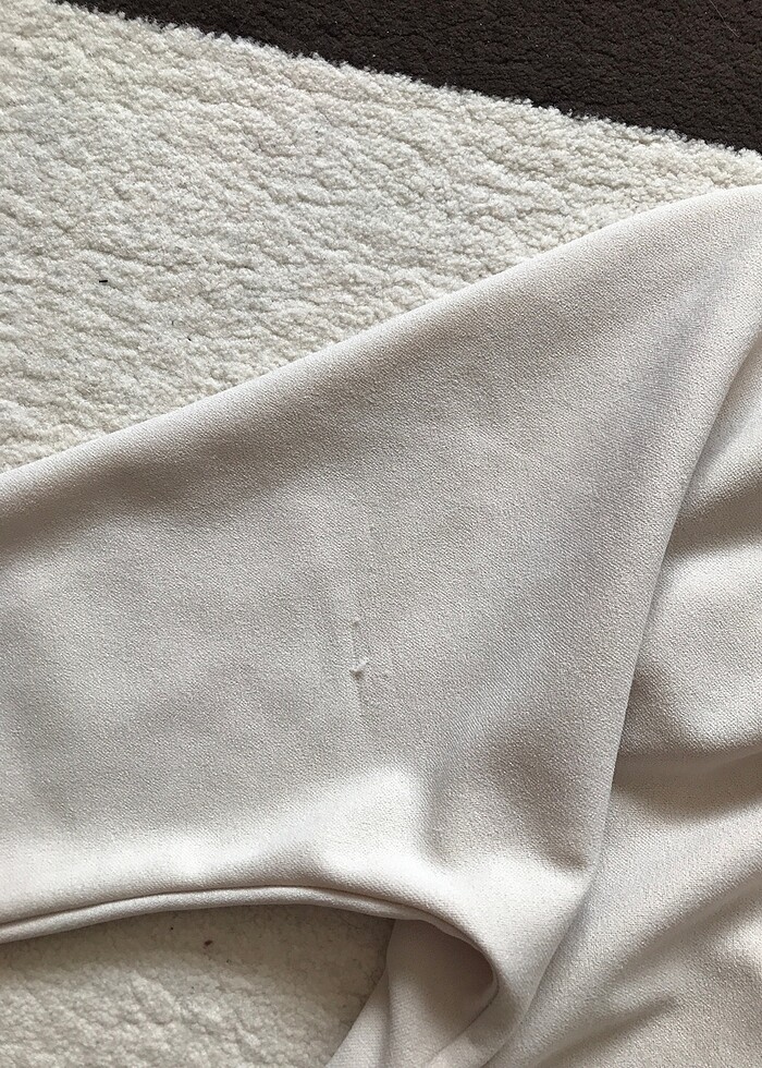 Belden bağlamalı krep kumaş uzun elbise - Görsel 4