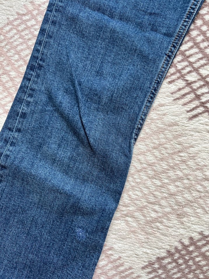 Mango Kadın Mavi Midi Boy Denim Jean - Görsel 2