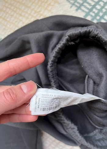 Zara Gri Kadın Rahat Kesim Eşofman Altı - Görsel 4