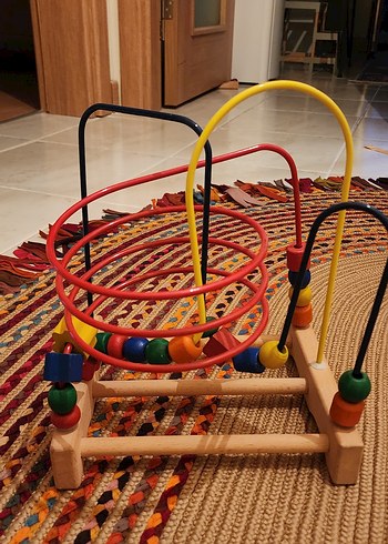 Renkli Ahşap Eğitici Oyuncak