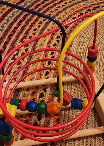 Fisher Price Renkli Ahşap Eğitici Oyuncak