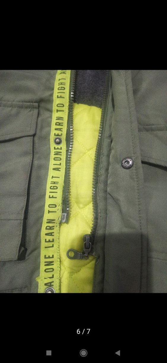 Erkek Çocuk Haki Kemerli Kaban - Görsel 2