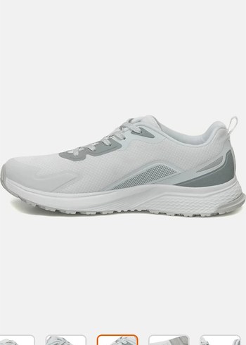 U.S. Polo Assn. erkek Gri Beyaz Spor Ayakkabı - Görsel 3