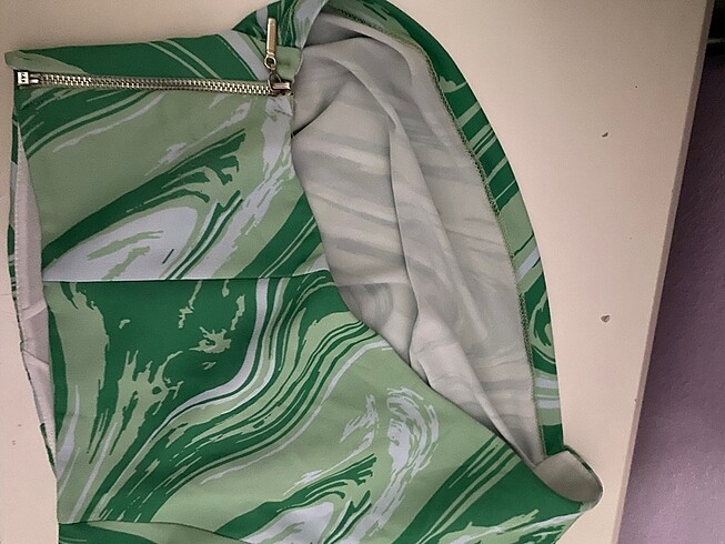 xs Beden Tek kol crop
