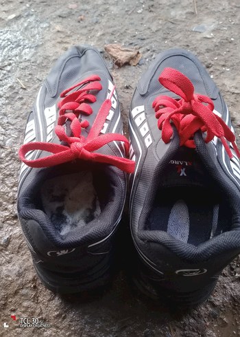 Erkek Kırmızı Spor Ayakkabı Bağcığı - Görsel 2