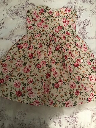 Mini Straplez Elbise