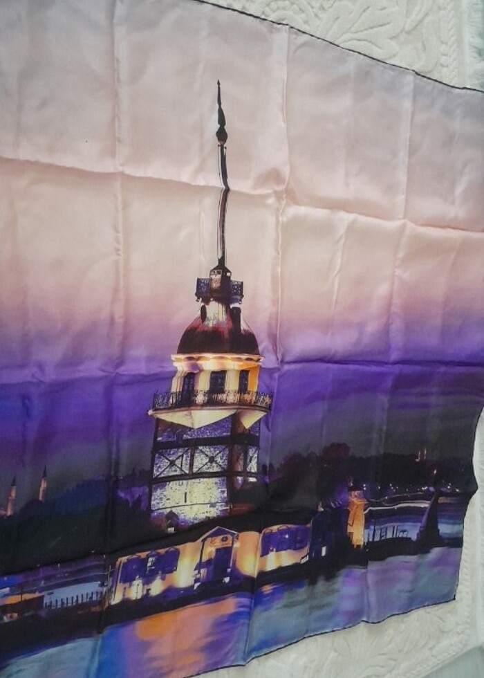 3 adet ipek esarp - Görsel 2