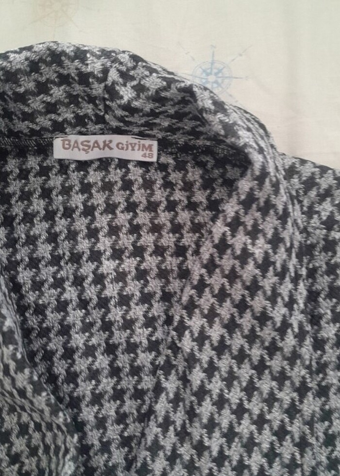 Kaz ayağı deseni kap - Görsel 5