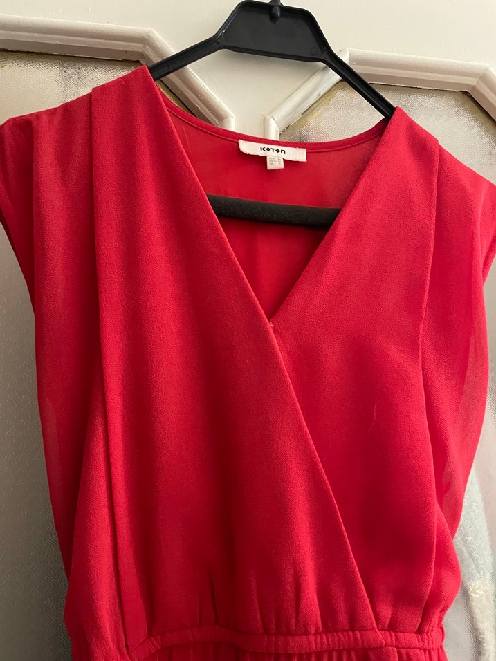 Koton Kırmızı Elbise - Görsel 2