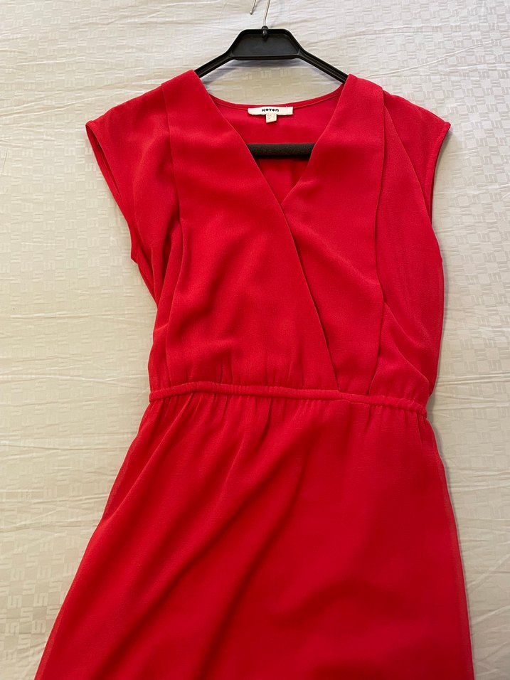 Koton Kırmızı Elbise - Görsel 3