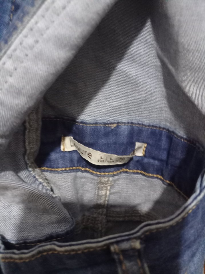 Kadın Lacivert Denim Tulum - Görsel 3