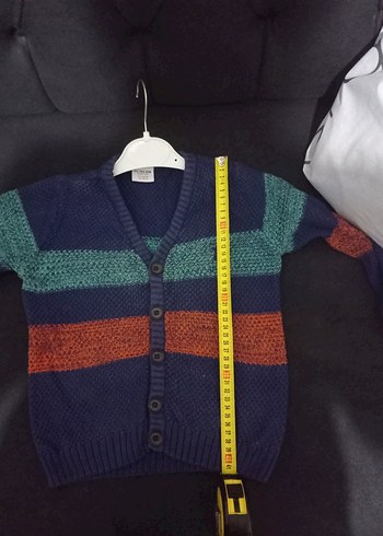 us Polo Assn Çocuk Çok Renkli Örgü Hırka - Görsel 5