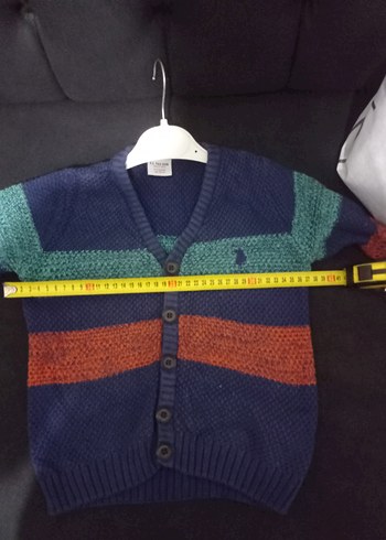 us Polo Assn Çocuk Çok Renkli Örgü Hırka - Görsel 3