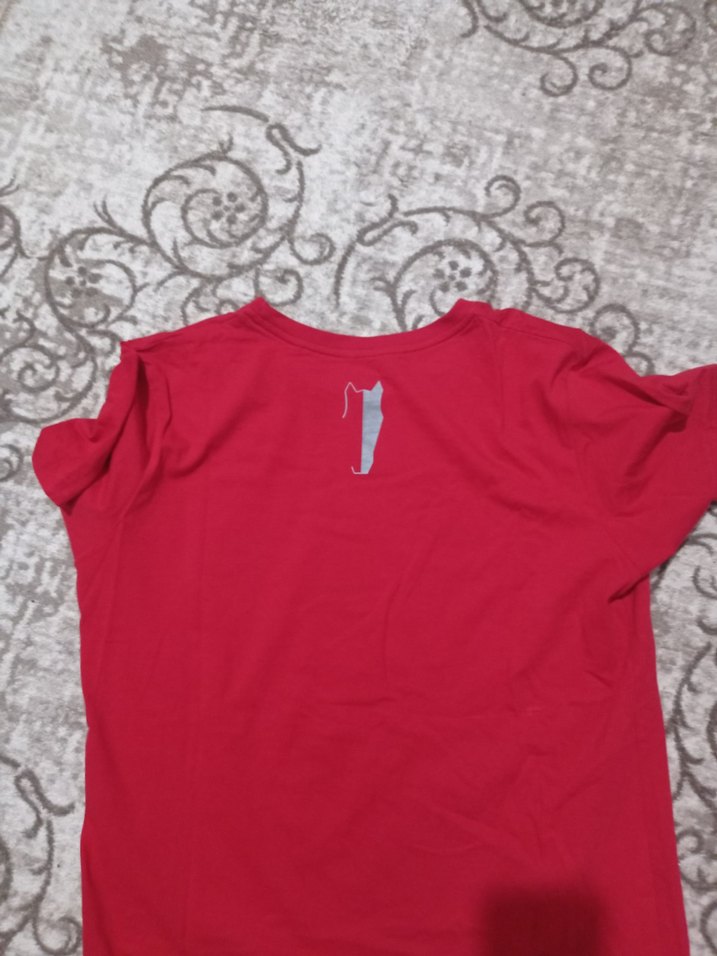 Kırmızı Erkek Spor Tişörtü - Görsel 5