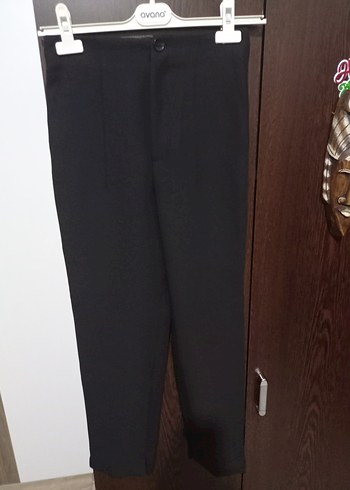 ZARA S beden siyah kumaş pantolon - Görsel 2