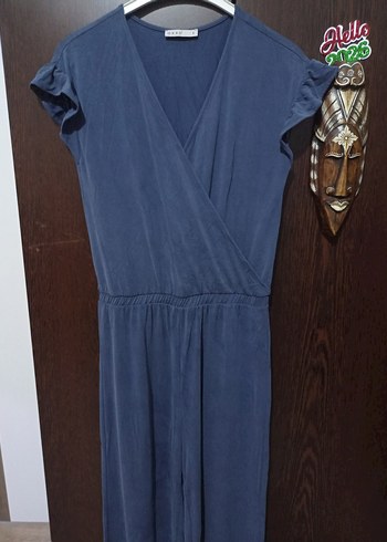 OXXO Kadın Lacivert Uzun Salaş Tulum - Görsel 2