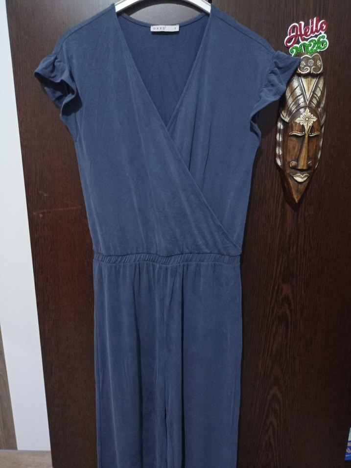 OXXO Kadın Lacivert Uzun Salaş Tulum - Görsel 2