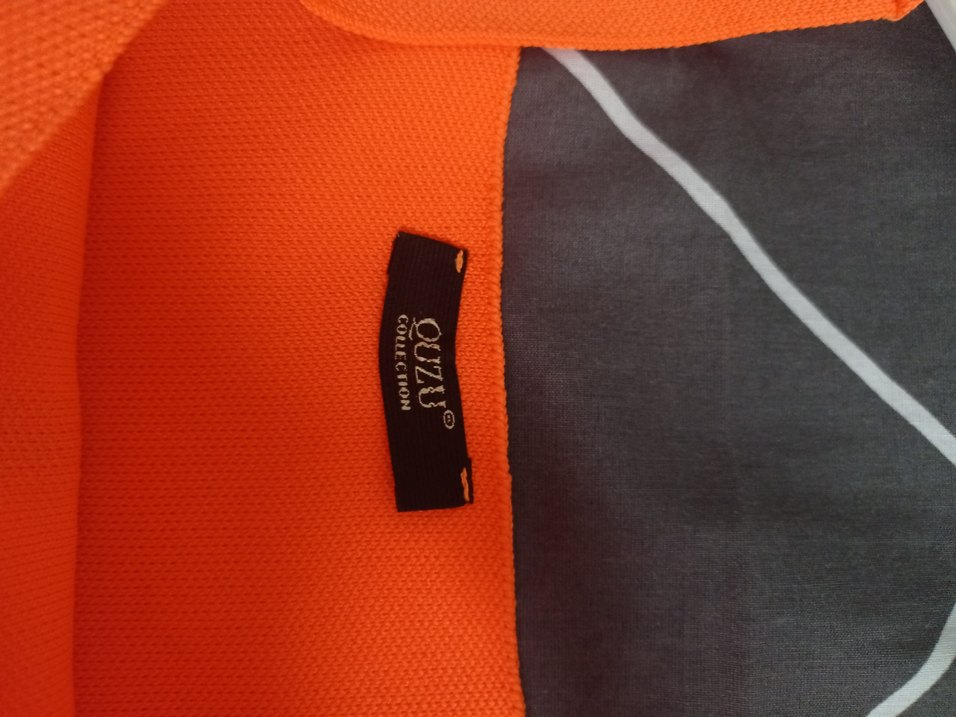 Quzu Turuncu korsaj detaylı crop - Görsel 5