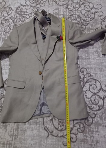 46/6 drop bej takım elbise - Görsel 9