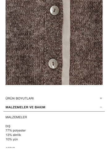 m Beden Kombine Triko Hırka