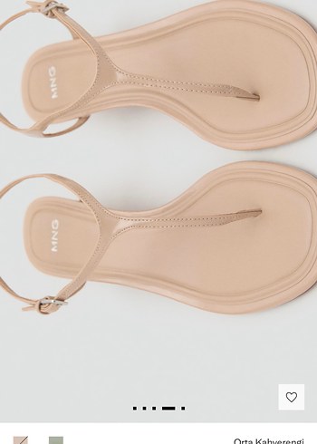 37 Beden çeşitli Renk Topuklu Bantlı Minimalist Sandalet