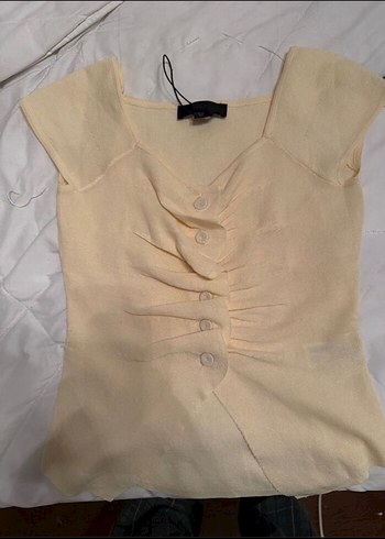 Kadın Mini Sarı Bağlamalı Mayo - Görsel 2