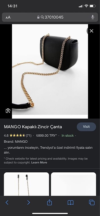 Beden mango çanta