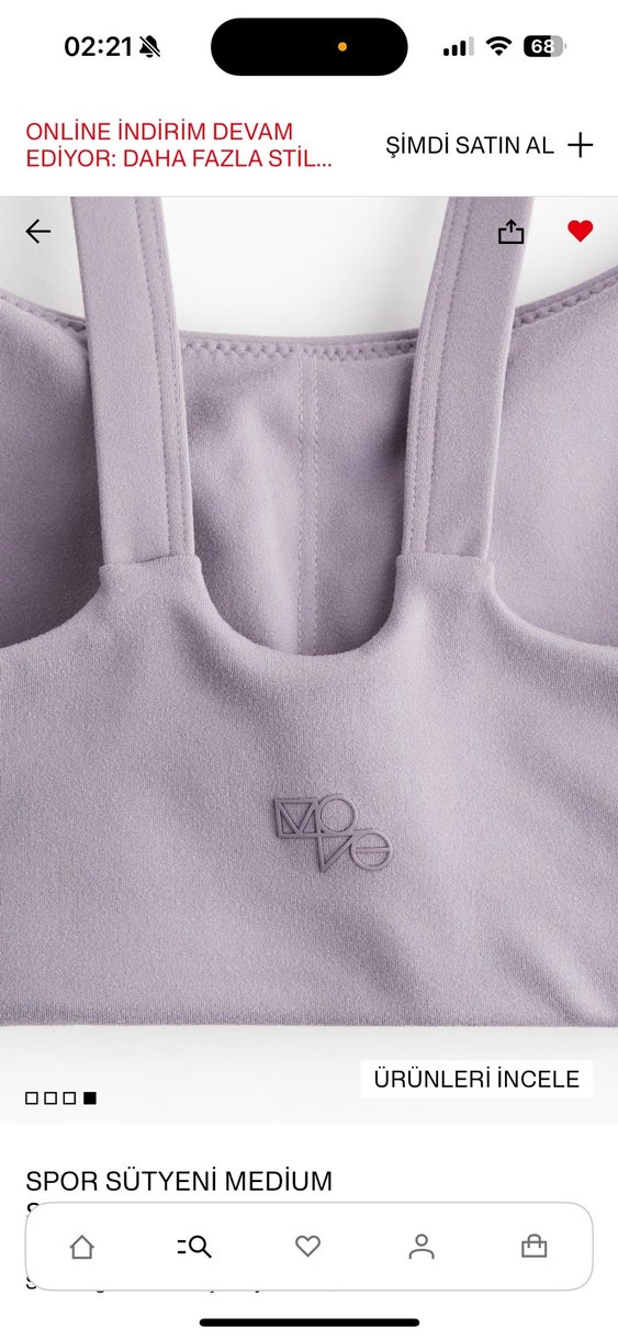 Mor Rahat Kesim Kadın sporcu sütyeni - Görsel 4