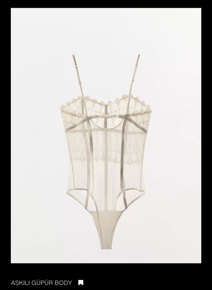 İşlemeli Askılı body - Görsel 2