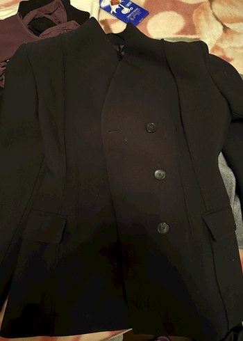 Siyah Kadın Blazer - Görsel 9