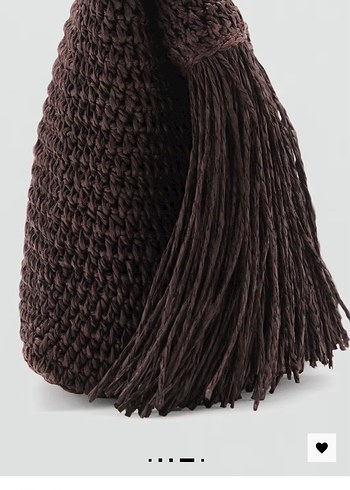 Püsküllü Kahverengi Bohem Kadın Portföy Çanta - Görsel 4