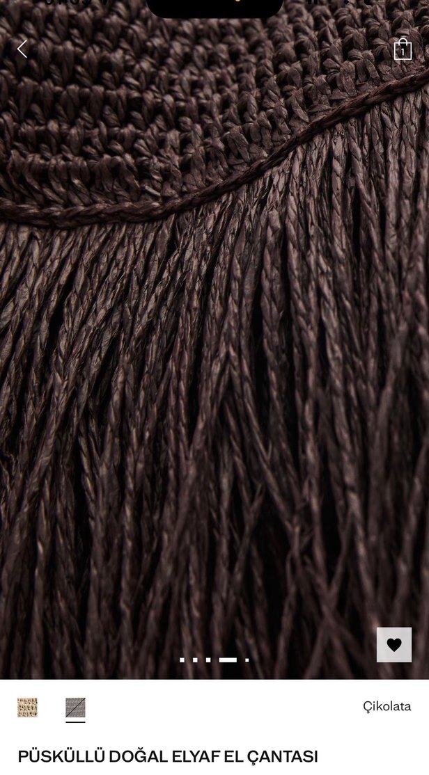 Püsküllü Kahverengi Bohem Kadın Portföy Çanta - Görsel 3