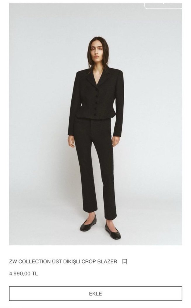 Siyah Kadın Blazer Ceket - Görsel 5