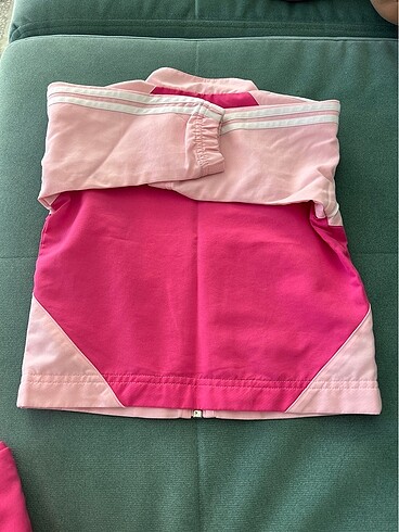 9-12 Ay Beden Adidas içi fileli pembe eşofman takım 9-12ay kız bebek