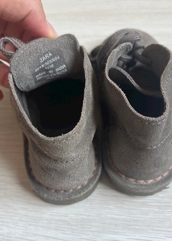 22 Beden Gri süet unisex 22 no ayakkabı botie