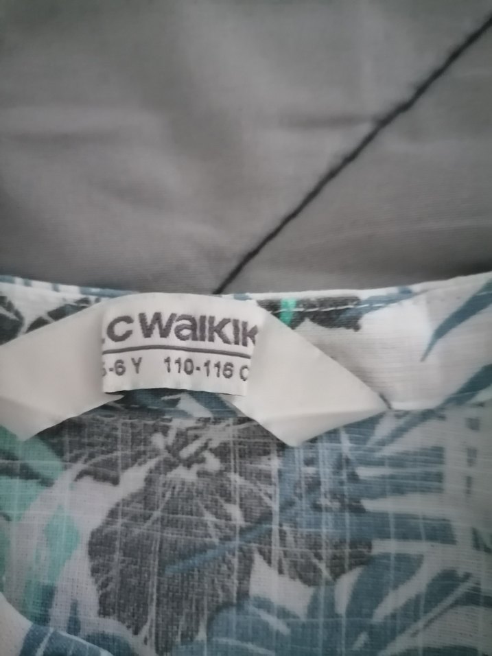 Erkek Bohem Desenli Kısa Kollu Gömlek - Görsel 2