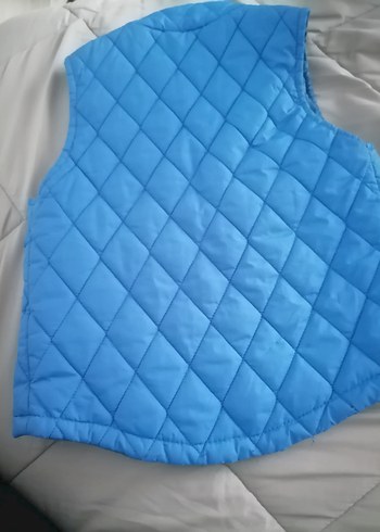 Erkek Çocuk Mavi Kapitone Yelek - Görsel 3