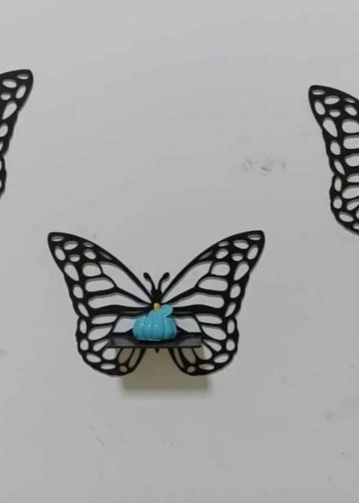 Yaprak ve kelebek 3lu set - Görsel 2