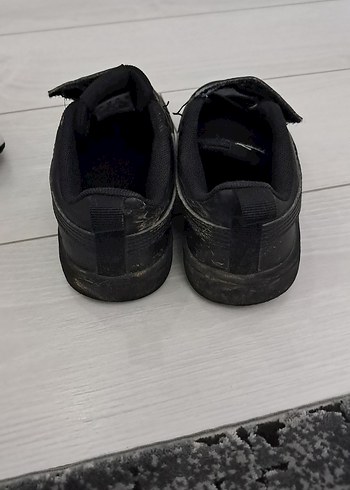 Siyah Erkek Çocuk Spor Ayakkabı Velcro - Görsel 3