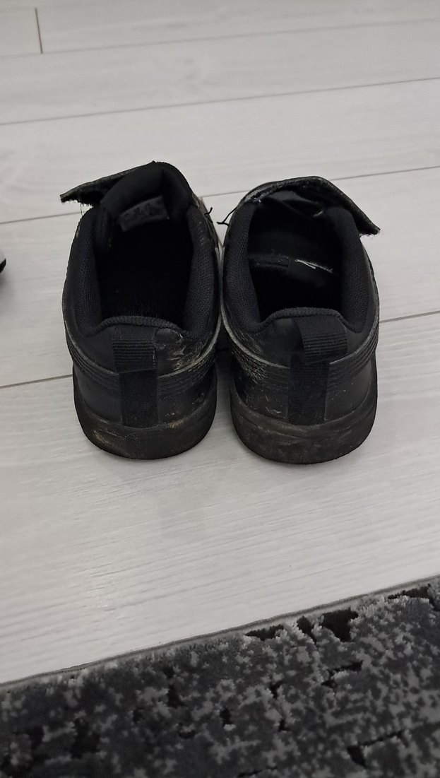 Siyah Erkek Çocuk Spor Ayakkabı Velcro - Görsel 3