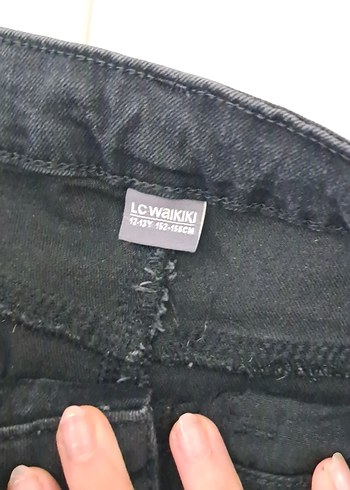 Siyah Payetli Midi ispanyol paça pantalon - Görsel 6